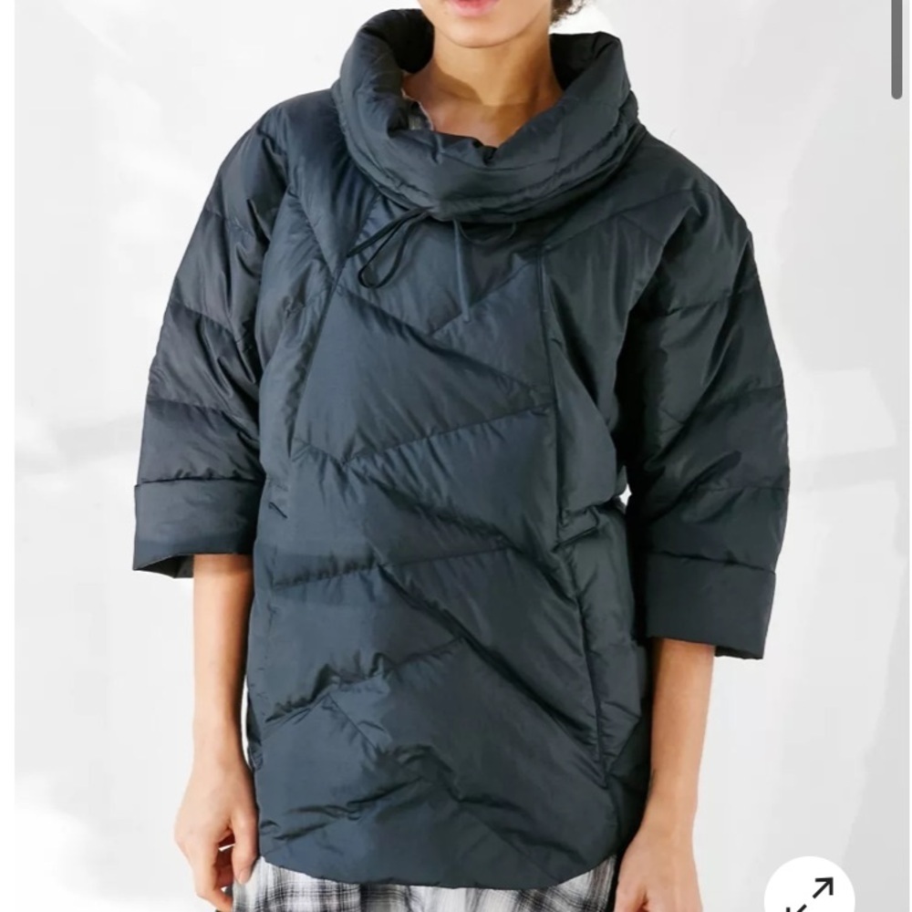 NWT NAU Allee Pullover Down Jacket 650 Fill Blue Size XS